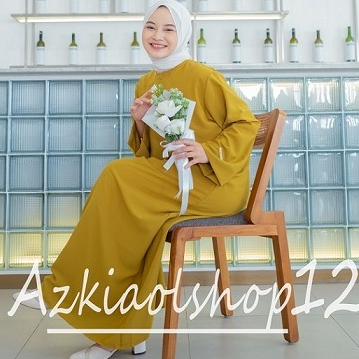 ( TERLARIS) abaya azkia abaya arab ory by azkia/gamis wanita arab