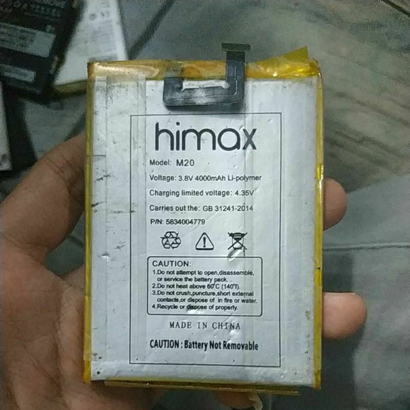 BATERAI bekas himax M22S