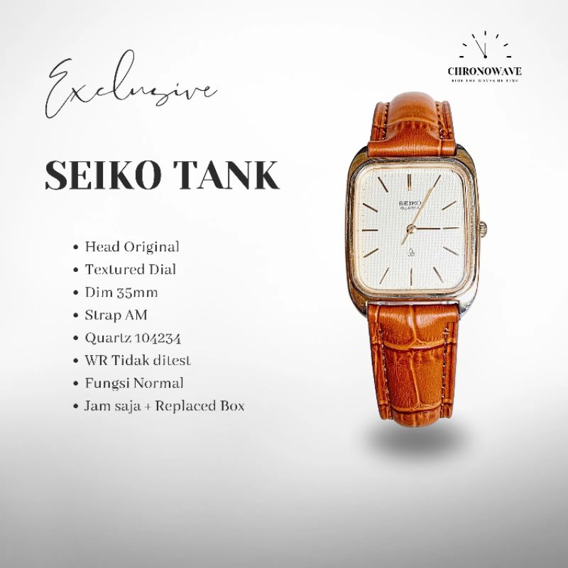 SEIKO TANK WATCH