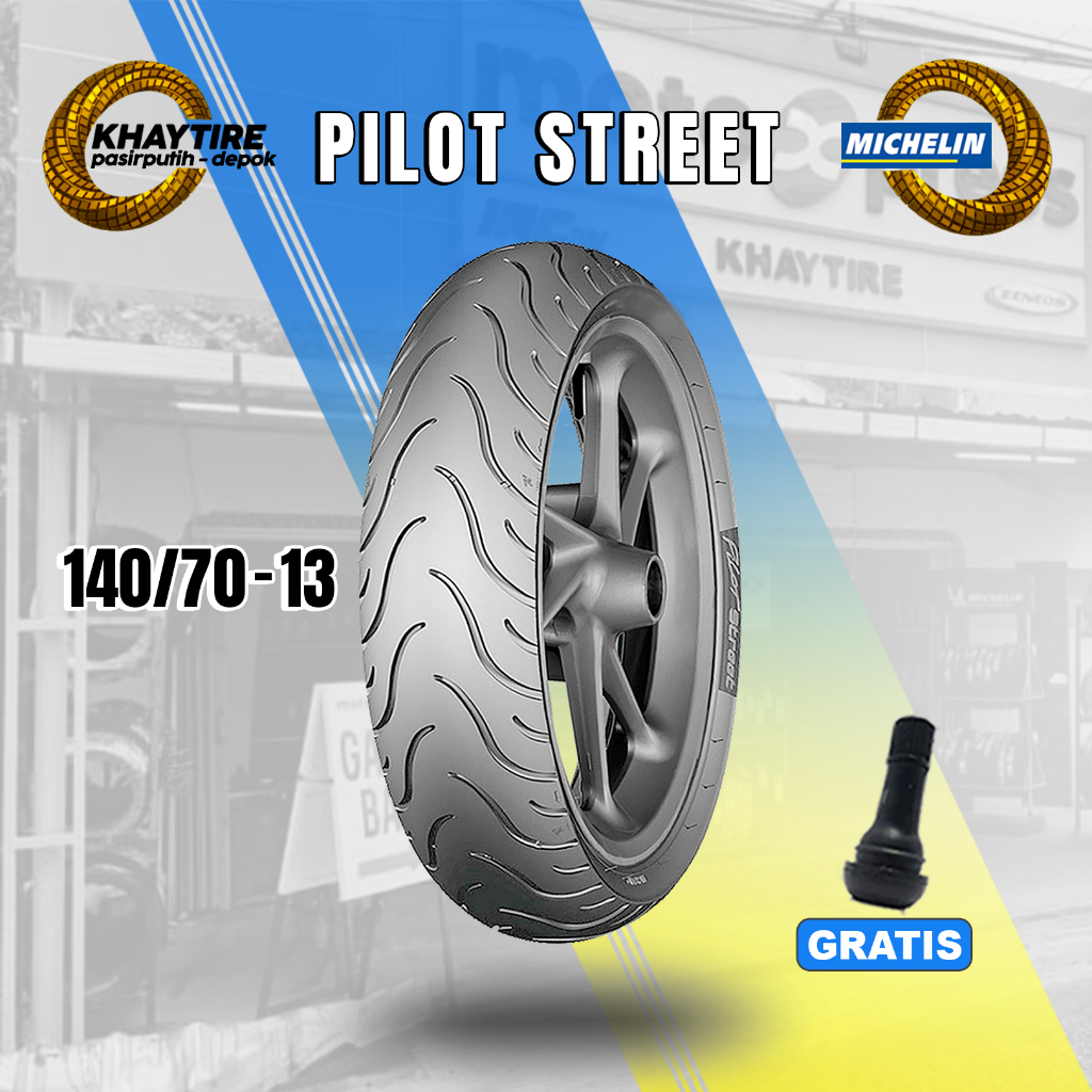 Ban Belakang Motor YAMAHA NMAX MICHELIN PILOT STREET 140/70-13 Tubeless