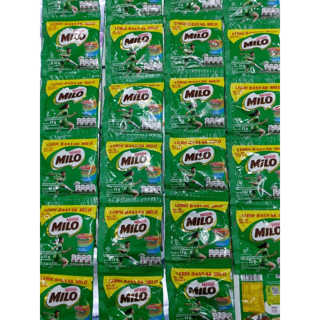 

Milo activ-go 22gr susu bubuk 1 renteng renceng SASET sachet