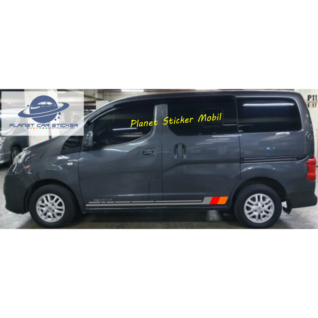 sticker stiker evalia stiker evalia list decal mobil nissan evalia cutting sticker minimalist nissan