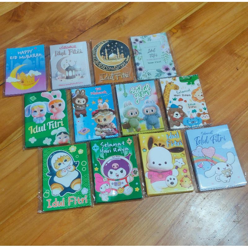 

Amplop Lebaran Hari Raya Idul Fitri isi 10 Pcs Angpao Karakter Lucu Ramadhan 2025