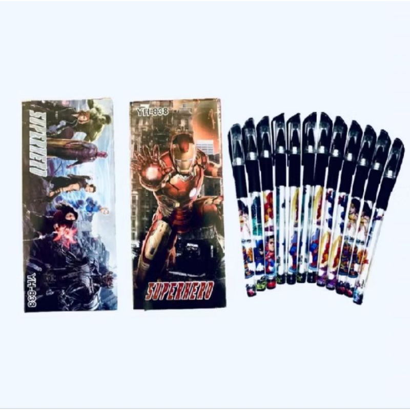 

pulpen gel 0.5 isi 12pcs