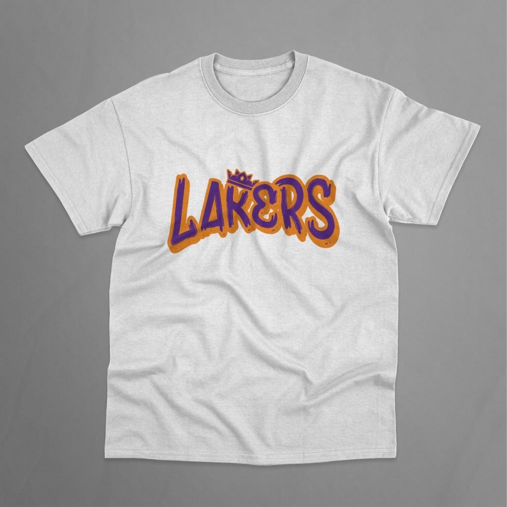 KAOS LAKERS // T-SHIRT LAKERS // LA LAKERS // LOS ANGELES LAKERS // T-SHIRT BASKET NBA // KAOS BASKE