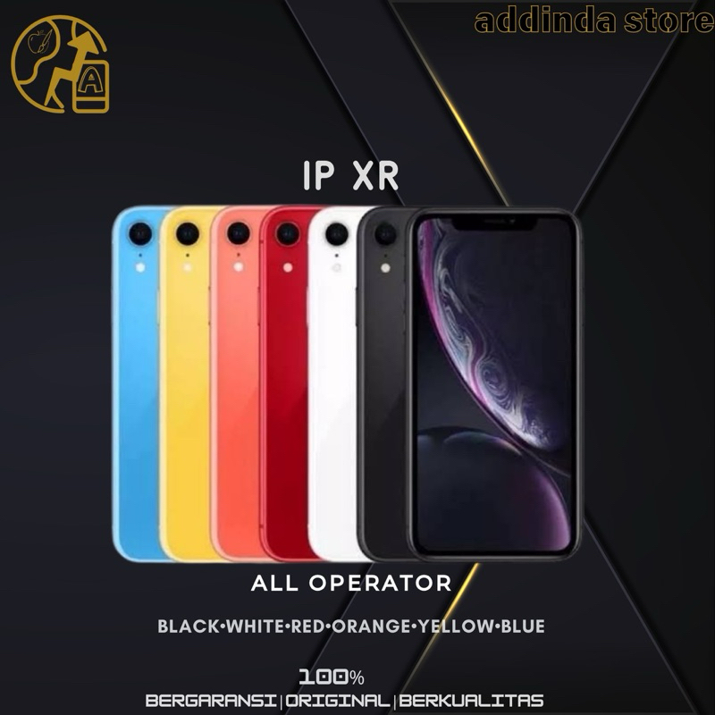 iPhone Xr (SINYAL AKTIF ALL SIM) 64GB/128GB/256GB second original
