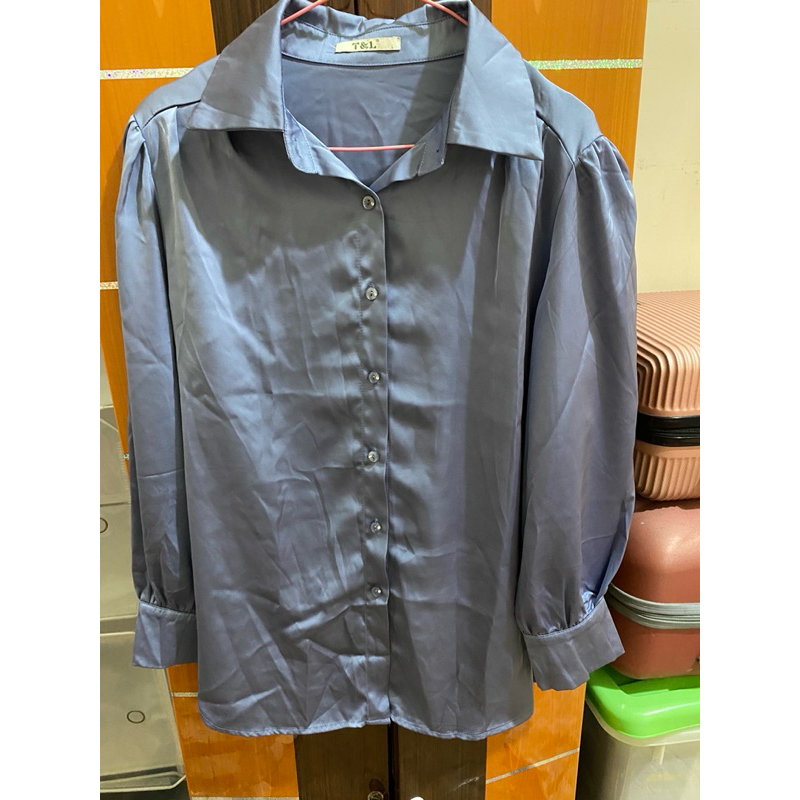 (preloved)kemeja silk