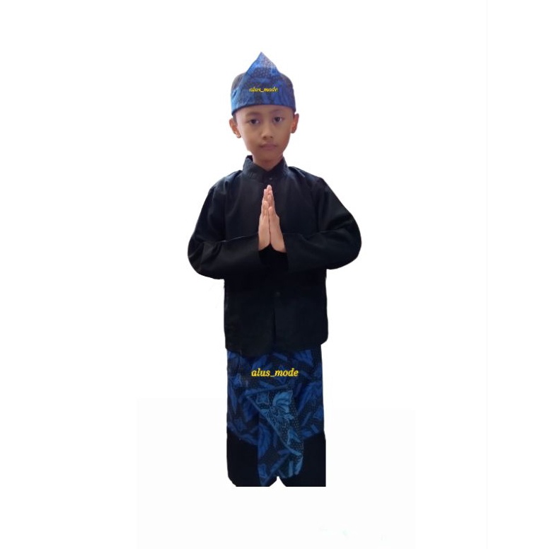 KODE F28K Sapit Urang Dan Ikat Kepala Instan Motif Baduy Badui Sapit Urang dan Blangkon Siap Pakai S
