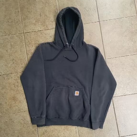 00s Carhartt Sun Faded Hoodie Basic Black