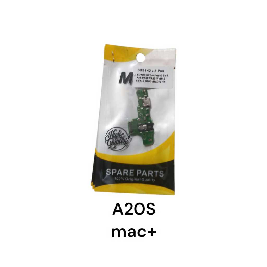 KONEKTOR CAS PAPAN CAS + HF SAMSUNG A20S / A207F / M12 SMALL CON ORI MACPLUS