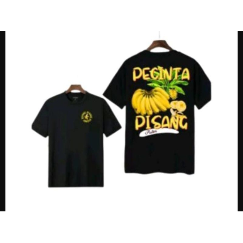 KAOS PECINTA PISANG COD // KAOS LENGAN PENDEK PECINTA PISANG COD
