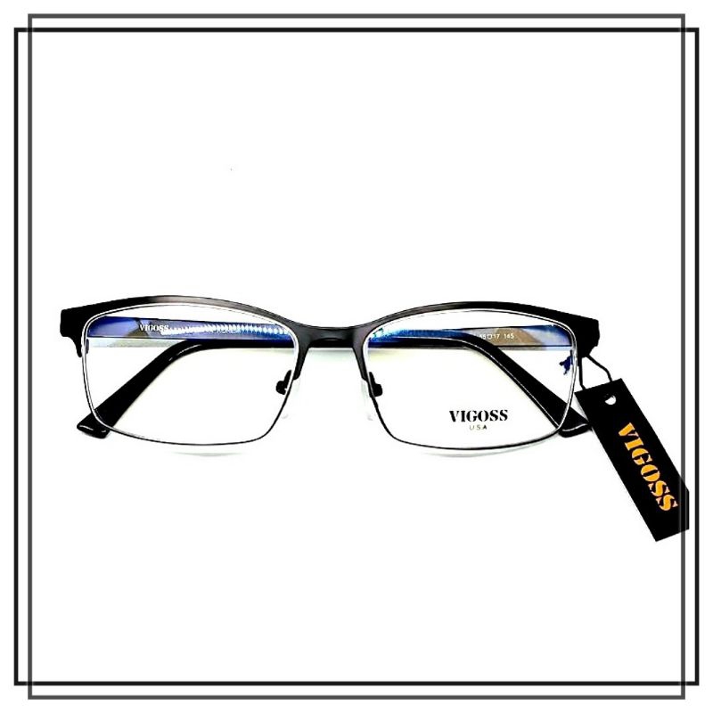 FRAME KACAMATA VIGOSS 3030 Model Clubmaster Keren Kualitas Bagus Kuat Awet Ringan Harga MURAH