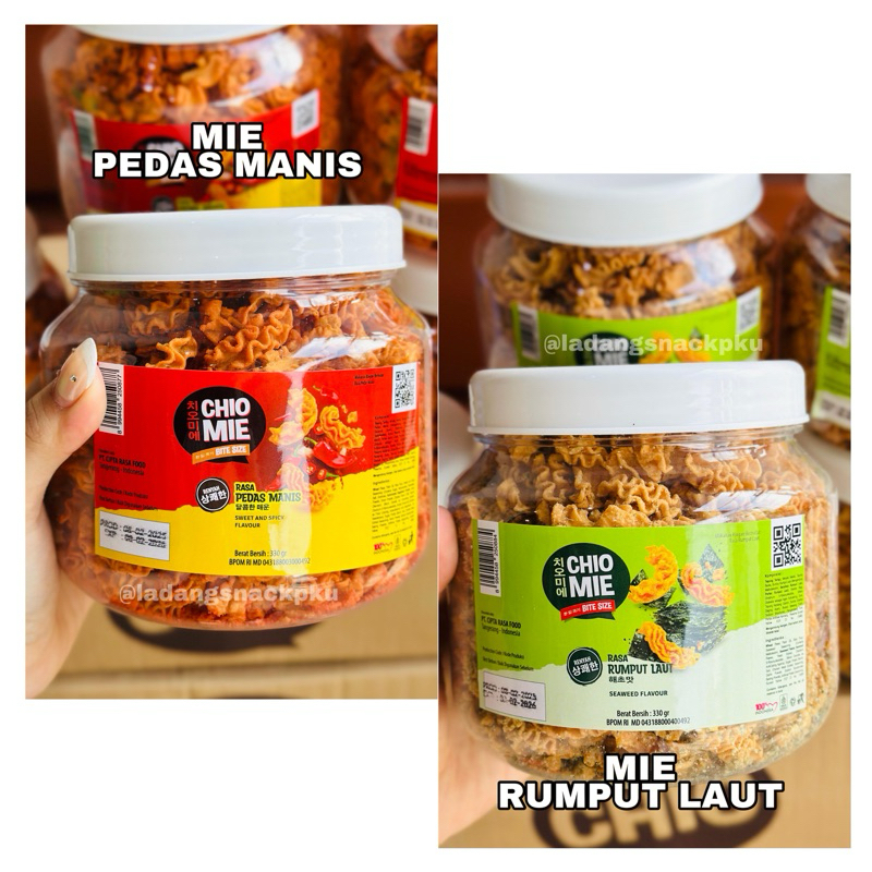 

[PACK] CHIO MIE / CHIO MIE PEDAS MANIS / CHIO MIE RUMPUT LAUT / AGEN SNACK PEKANBARU / LADANG SNACK PEKANBARU / DISTRIBUTOR SNACK PEKANBARU