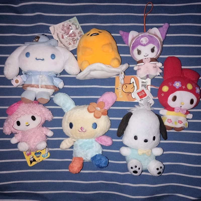 Ganci keychain sanrio marumofubiyori gudetama cogimyun sugarbunnies Cinnamorol
