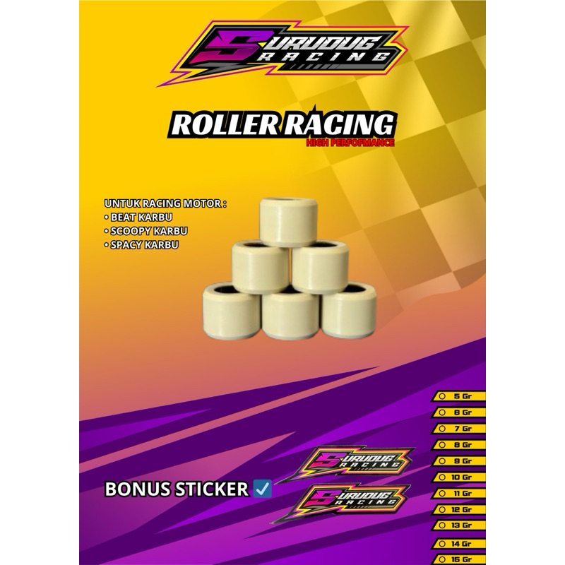 ROLLER RACING BEAT KARBU SCOOPY KARBU SPACY KARBU