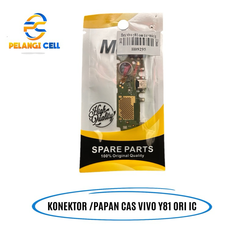 KONEKTOR CAS / VIVO Y81 / PLUS IC+MIC+HF / PAPAN CAS / FLEXIBLE CAS / Ui BOARD CONNETOR CHARGER / PA