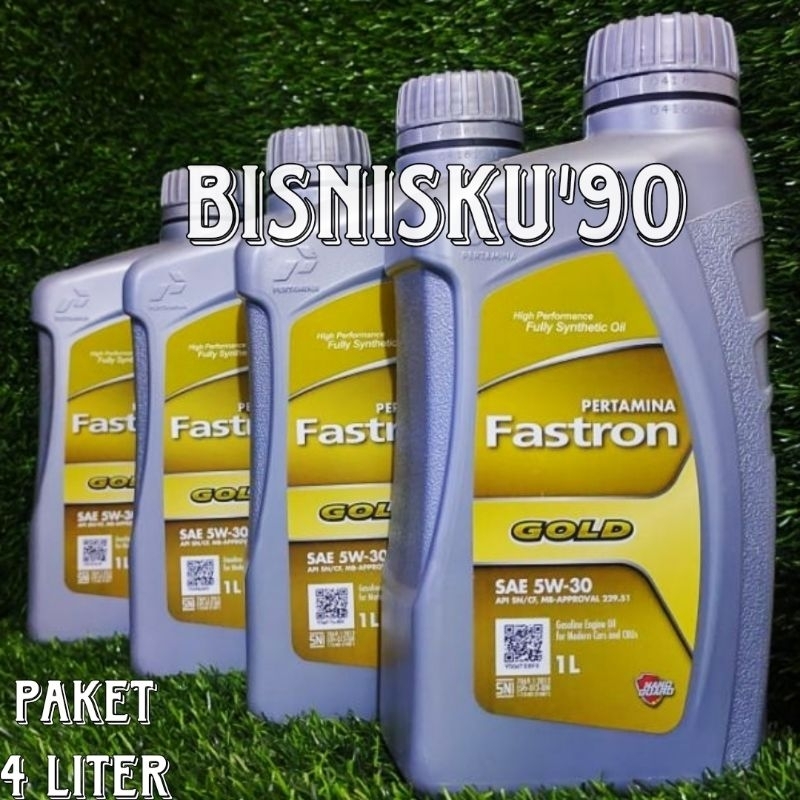 (4 Liter) Oli FASTRON Gold 5w-30 / PERTAMINA fastron gold