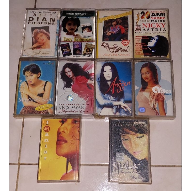 kaset pita DIAN PIESESHA-Lagu Lagu Terbaik & Top Hits / DESY RATNASARI / RITTA RUBBY HARTLAND-Kepada
