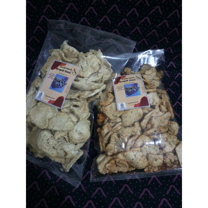 

krupuk tiwul/khas Wonosobo/enak gurih renyah/cemilan enak