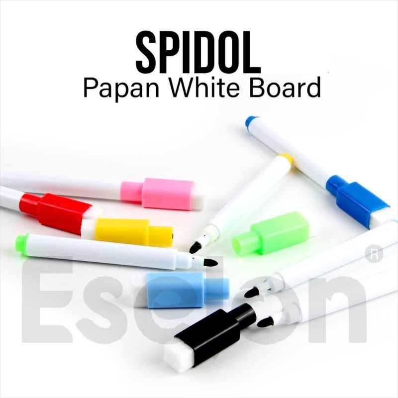 

Spidol Papan Tulis Whiteboard + Penghapus / Spidol bisa dihapus