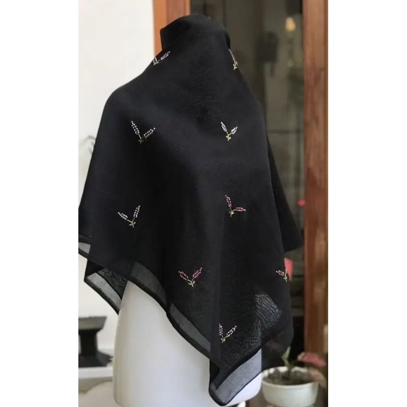 Paris jadul Paris sulam tabur hijab segiempat termurah terbaru