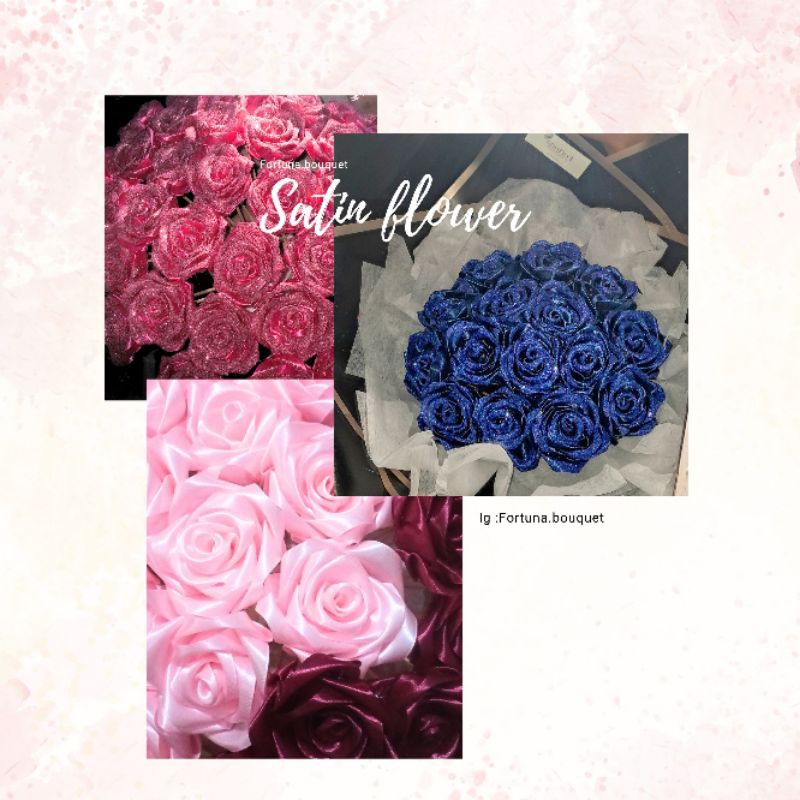 Bunga Satin Pertangkai/Satin Flower/per tangkai