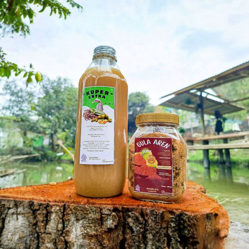 Reydokurniawan Kuper Extra 1000 Ml + Gula Aren Semut Jamu Kuat Herbal Pria Dewasa Tahan Lama