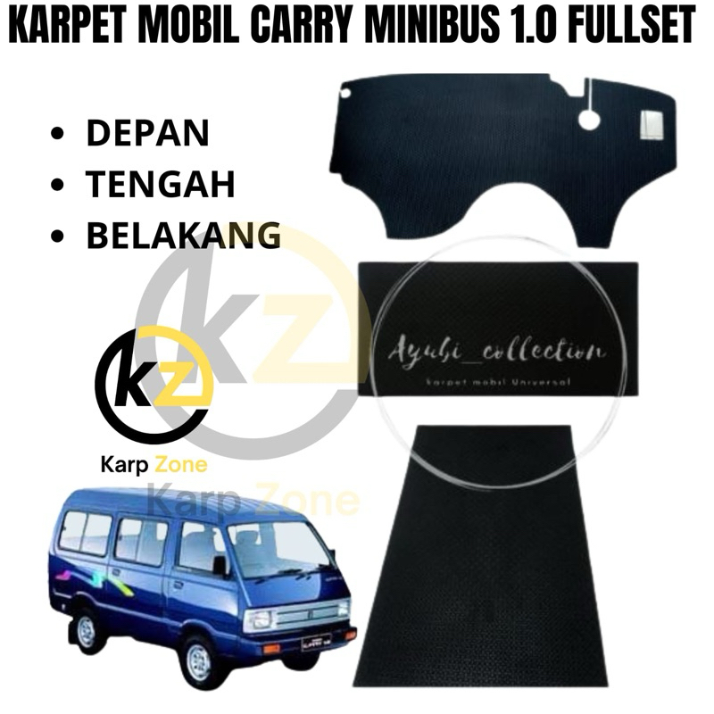 karpet mobil carry 1.0 minibus Fullset alas kaki CARY minibus 1.0