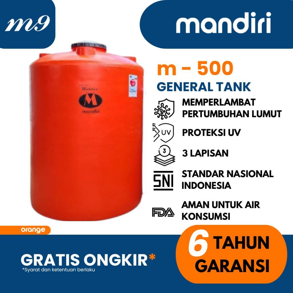 Tangki Air Toren Air Tandon Air Mandiri 5000 liter