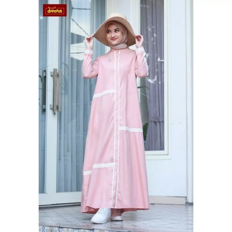 Abaya Dannis Diskon Sale 35%+ Gamis Dress Muslim Wanita Dewasa