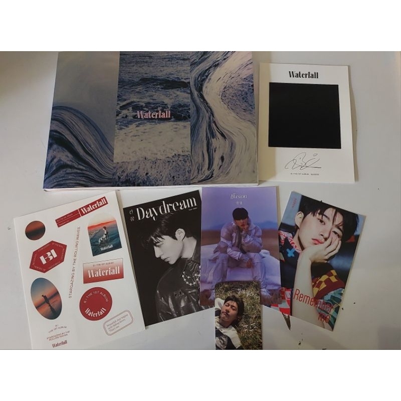 B.I Hanbin Waterfall Album Fullset UNSEALED