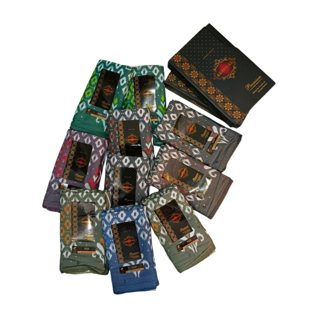 SARUNG TENUN AL HILAL PREMIUM MOTIF KAWUNG GUNUNGAN - BUSANA MUSLIM