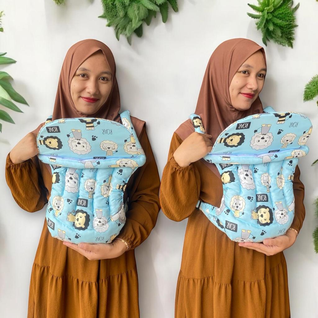 Madina Baby Gendongan Bayi Multifungsi Gendongan Bayi Ransel Full Motif Madina Baby Kids