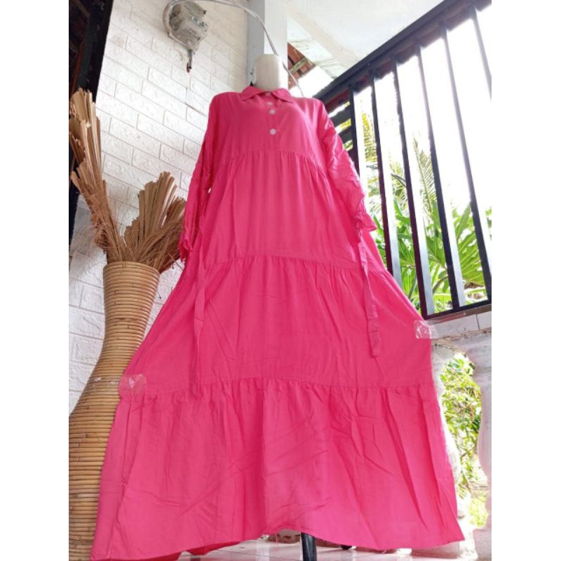 Gamis Rayon Santung