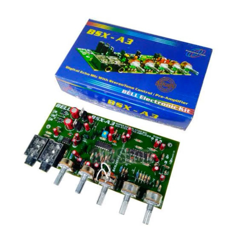 BSX-A3 BELL BGR DIGITAL ECHO MIC PREAMPLIFIER Stereo Tone Control BSX A3 1