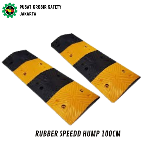 Polisi Tidur 100CM Karet Rubber Speed Hump Polisi Tidur Karet