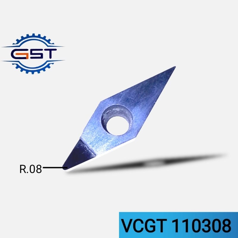 PCD diamond insert VCGT 110308 seken mulus mata pisau bubut CCMT VCGW VCGT 11seken mulus