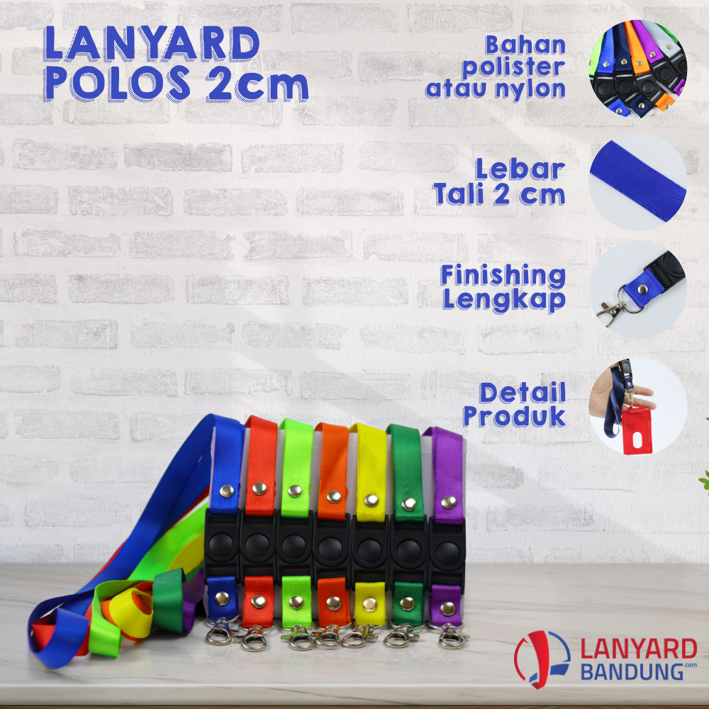 

TALI JADI STOPER 2 cm / Tali id card 2cm / Tali idcard /Tali lanyard / Gantungan nametag / bahan polister, stoper, cantelan