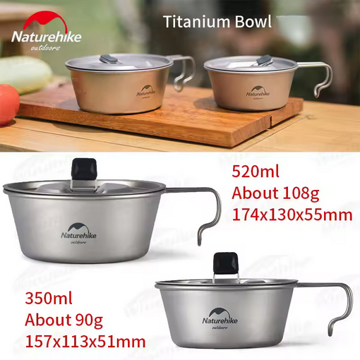 TITANIUM BOWL NATUREHIKE NH22CJ001