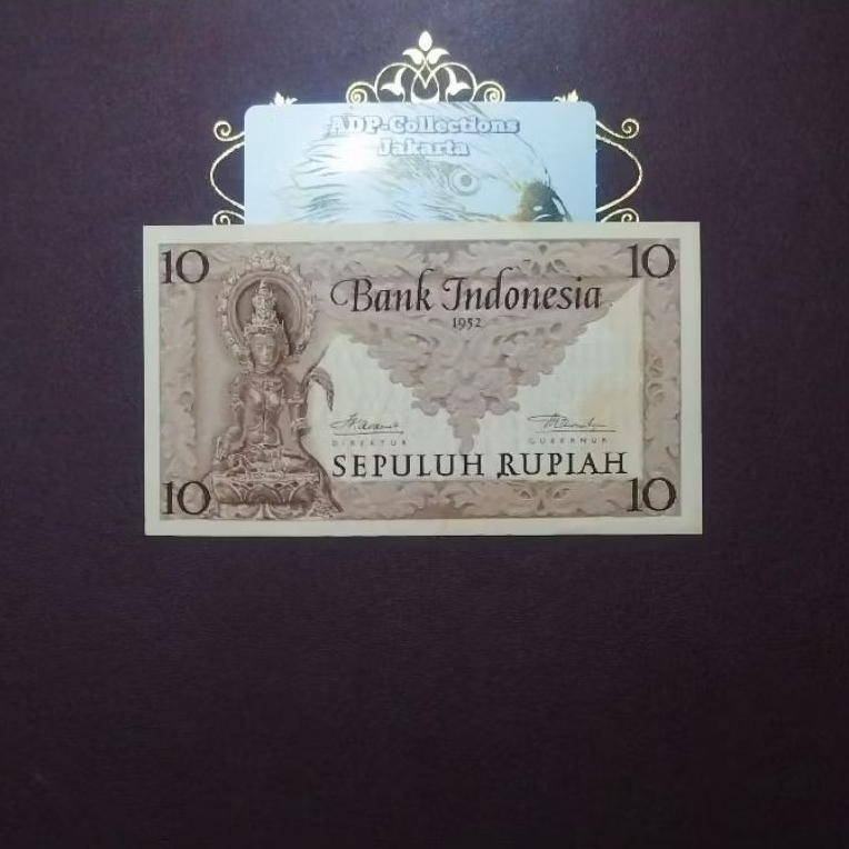 Uang kuno 10 rupiah budaya