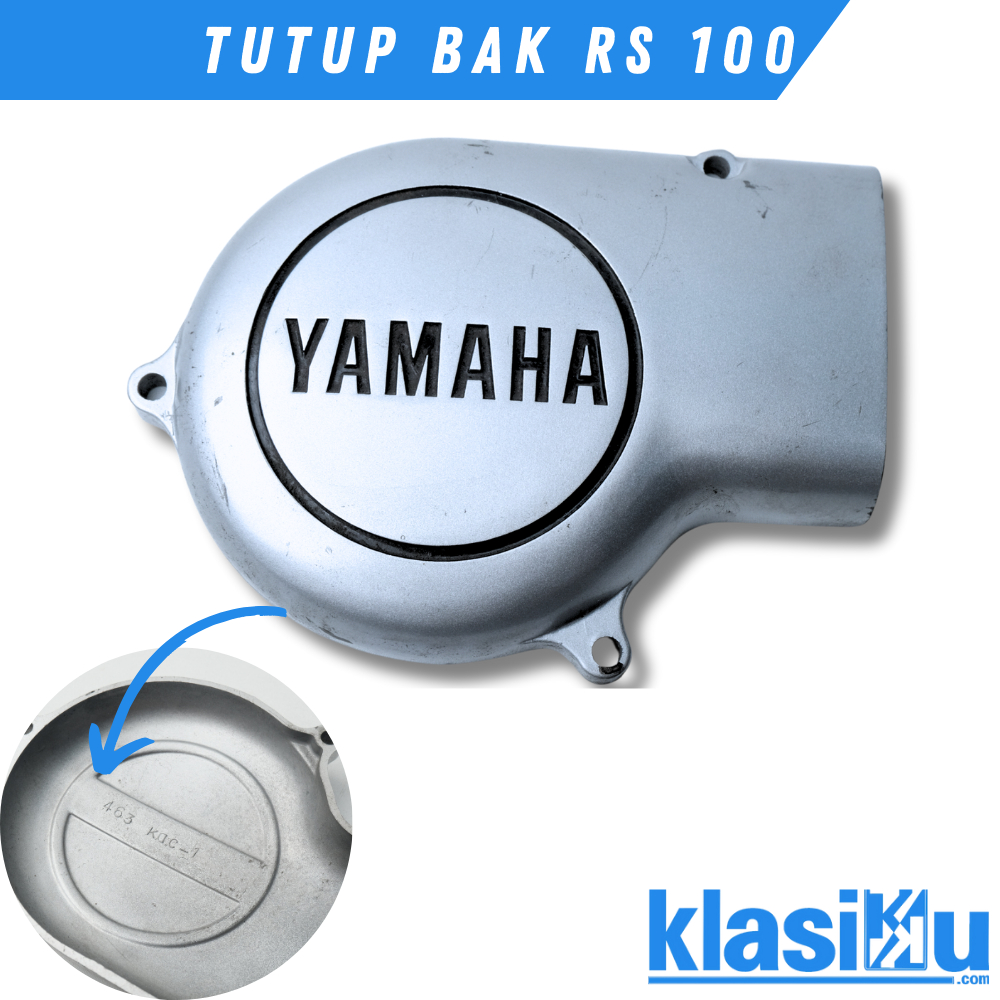 Cover tutup bak blok kalter kiri maghnit magnet Yamaha rs100 RS 100 RS 125 Original japan