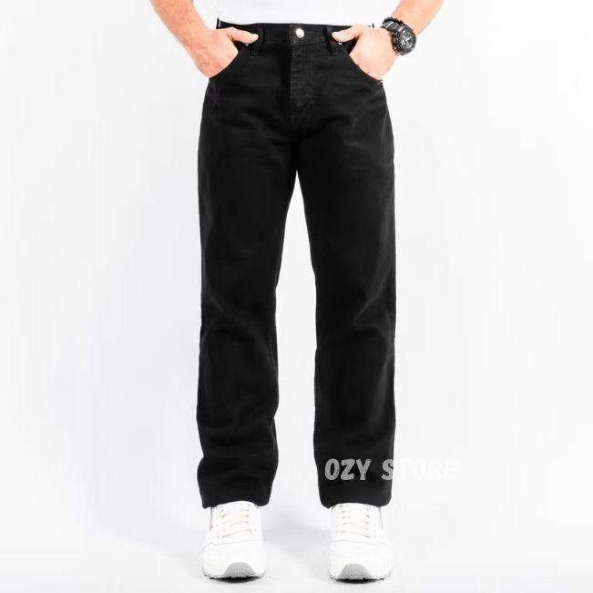 Celanan Jeans Gombrong Pria Korean Style Oversize Loose Jeans Baggy