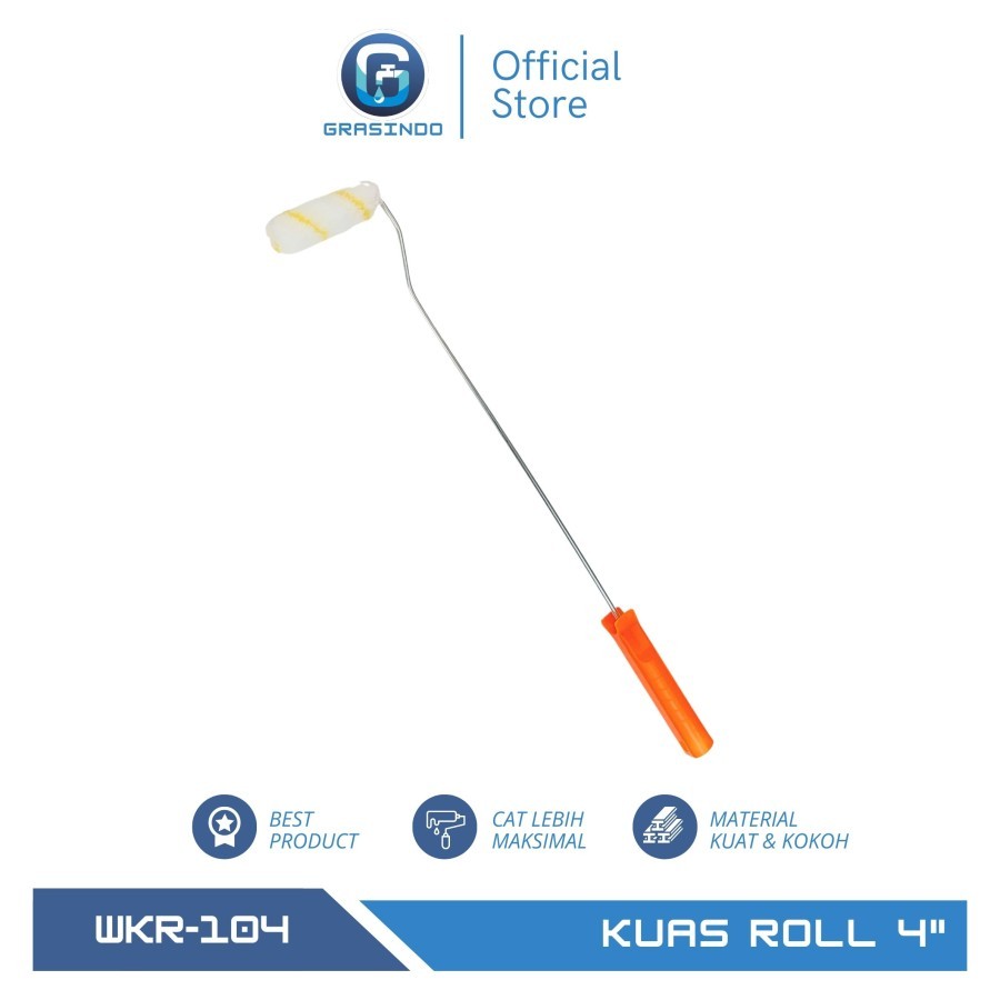 Kuas Roll Cat 4" / Roll Cat 4 inch / Roll Cat Panjang 57cm