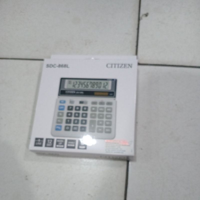

Calculator CITIZEN Digital Original SDC-868L.