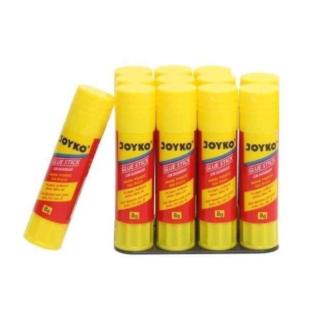 

[1BOX 12PCS] JOYKO Glue Stick / Lem Stick / Lem Batang / Lem Stik 8gr GS-09