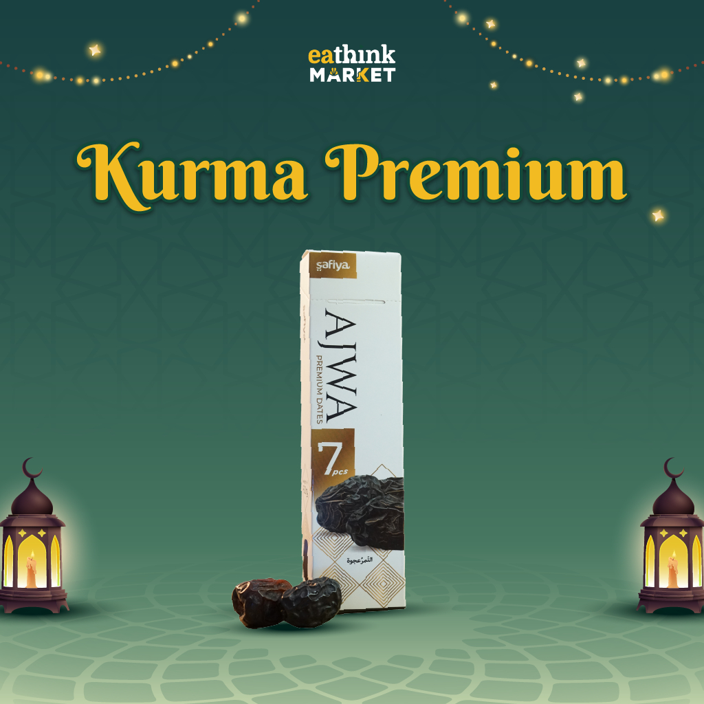 

Kurma Ajwa Premium 7 Butir - Kurma Nabi Original 60g