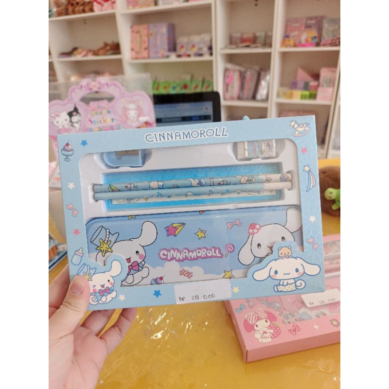 

ilykids set alat tulis cinnamoroll lucu karakter kotak pensil