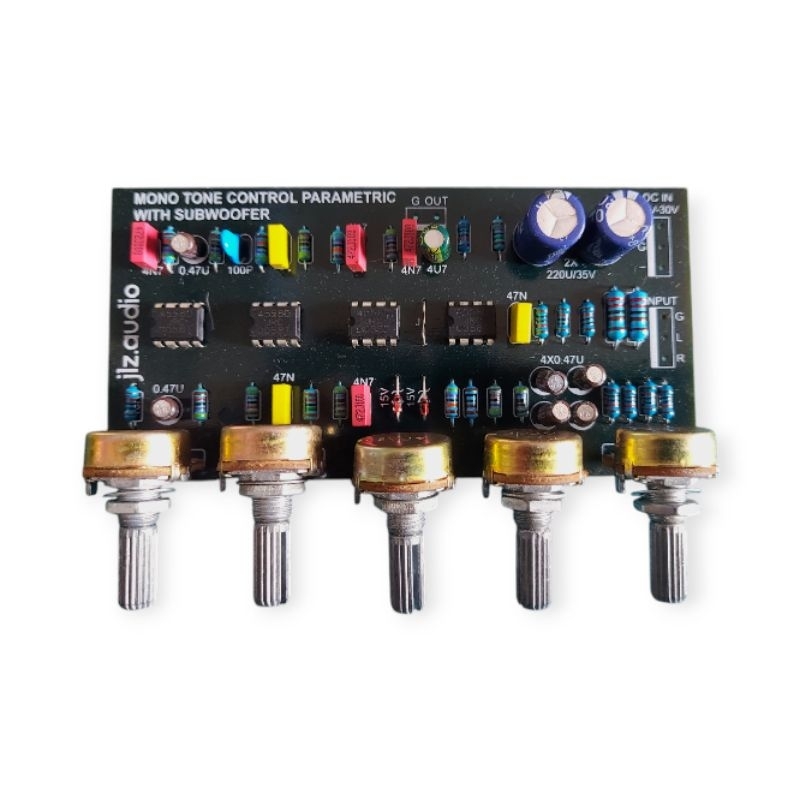kit tone control mono parametrik plus subwofer