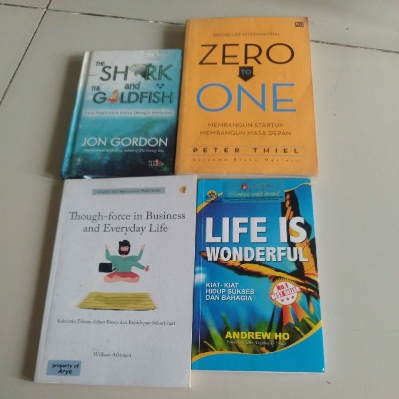 the shark and the goldfish, Zero To One Peter Thiel, though force in business and everyday life