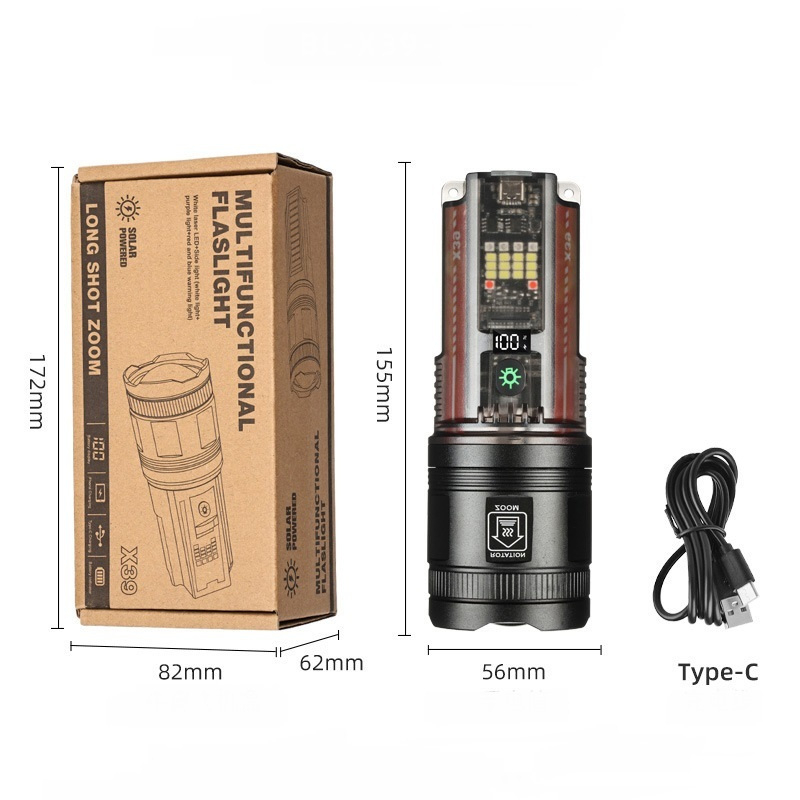 ND4 senter tangan long shot zoom ZXT-X39